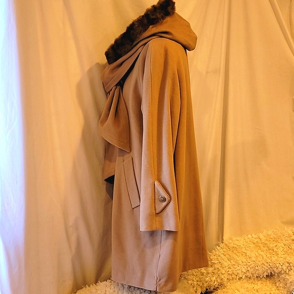 Dennis Basso Hooded 3/4 Coat NWT - Picture 2 of 7